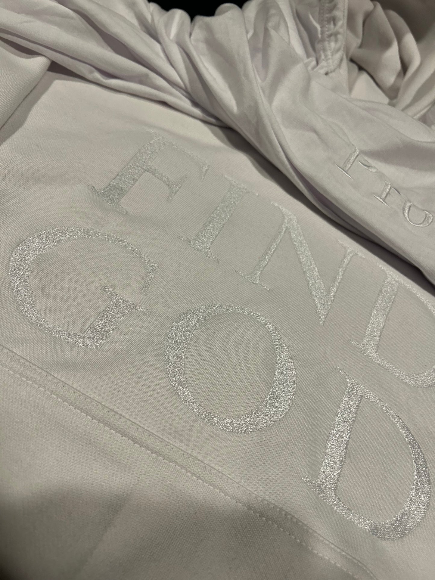 Find God Hoodie (White)