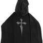 Charcoal Grey Crucifix Hoodie